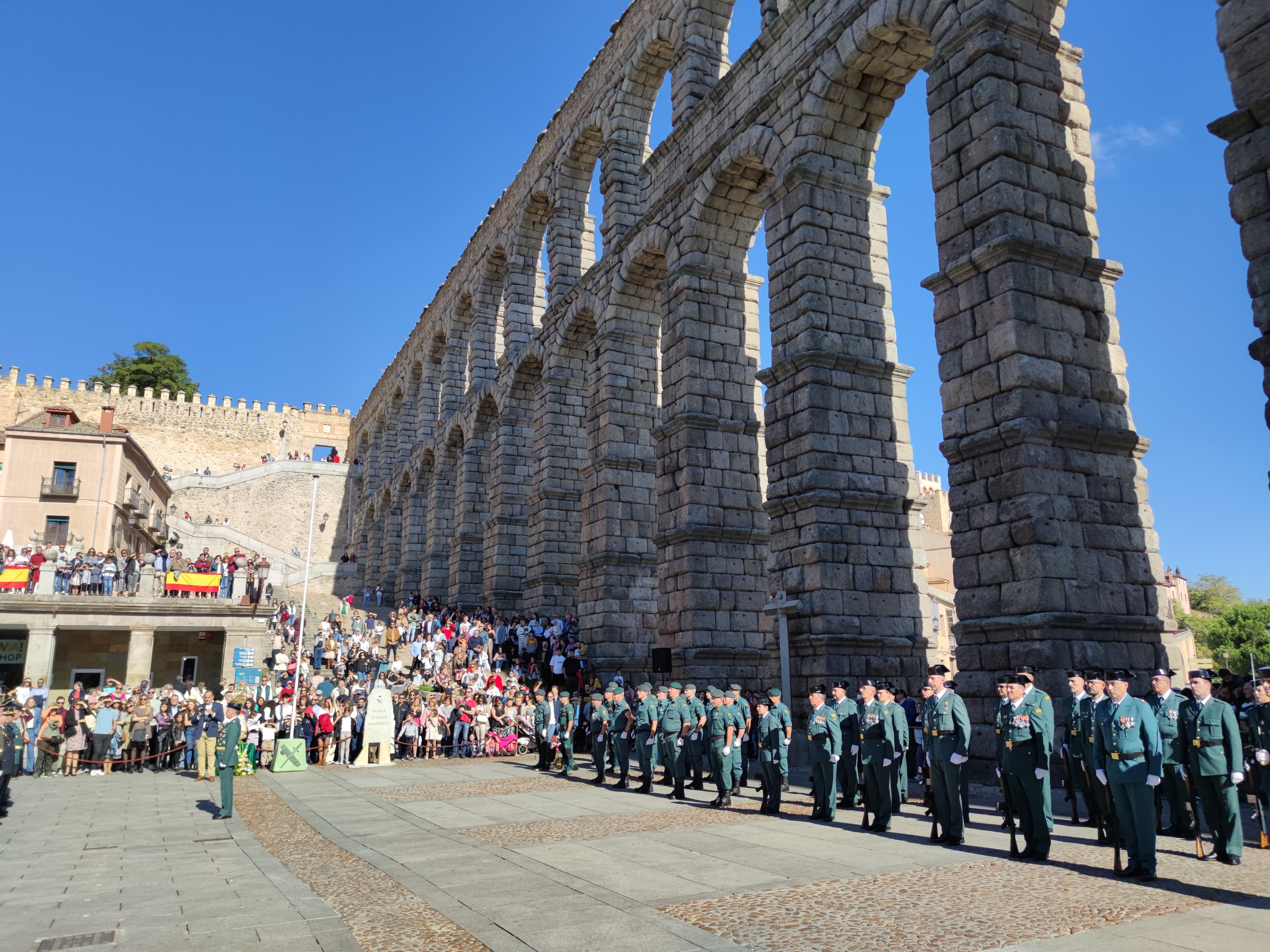 La Guardia Civil de Segovia celebra la festividad de su patrona, la Virgen del Pilar