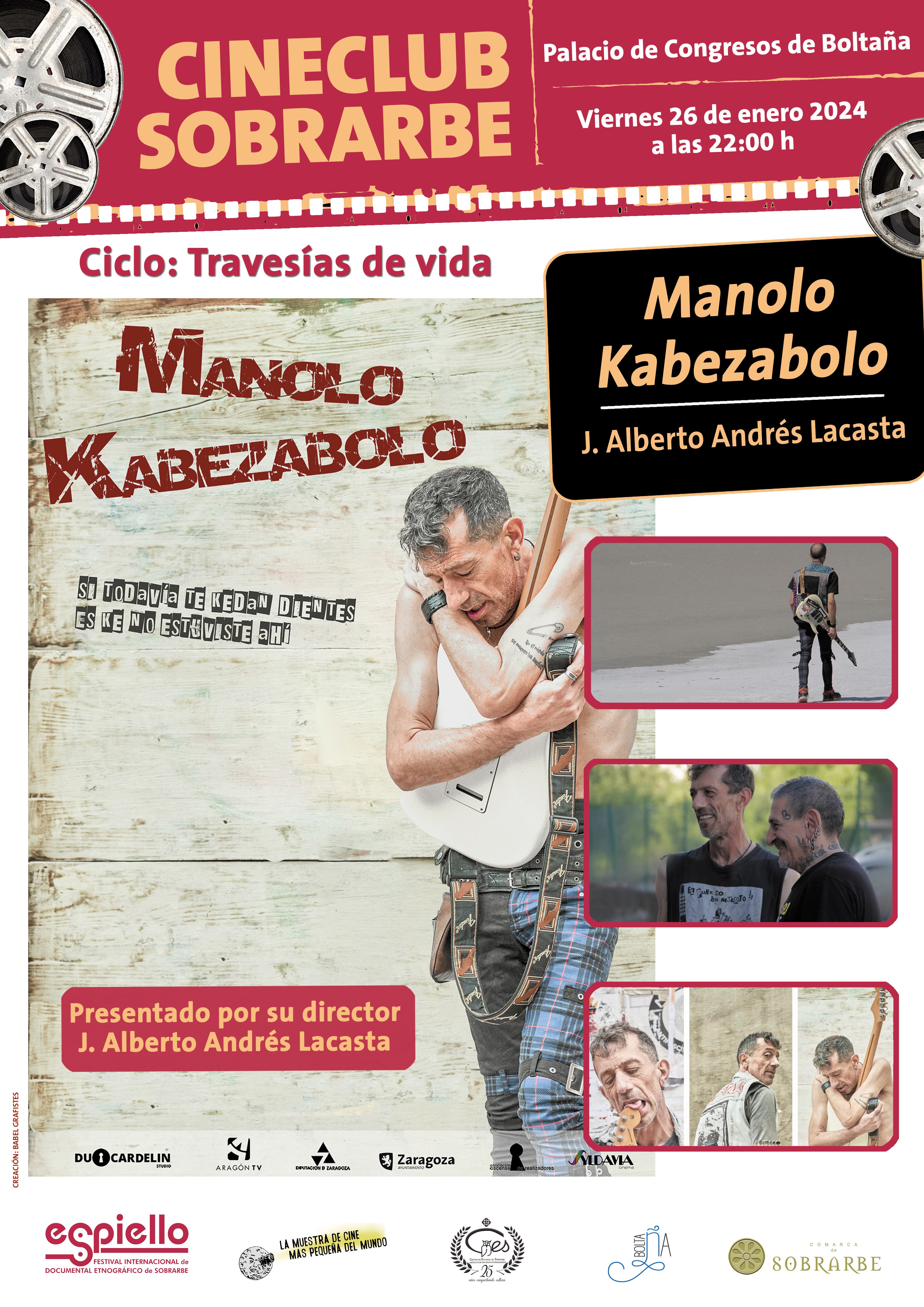 El cineclub Sobrarbe comienza este viernes con el documental “Manolo Kabezabolo&quot;