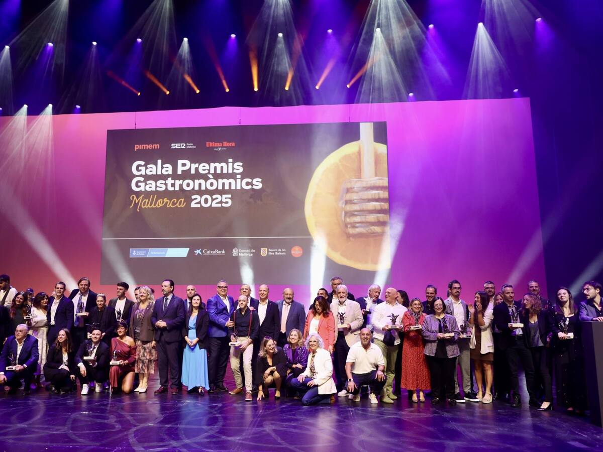 Mallorca celebra su gran noche gastronómica con los Premis Gastronòmics 2025