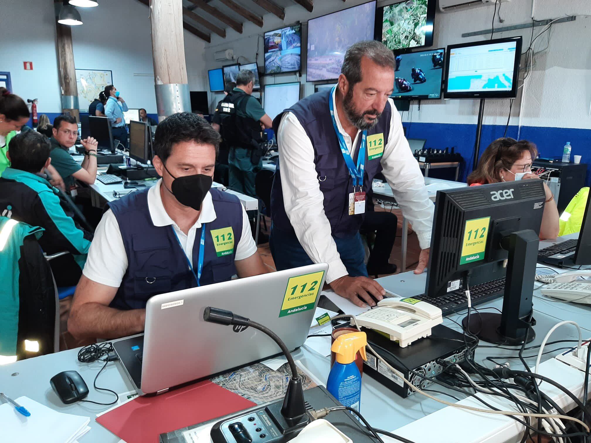 Puesto de Mando Avanzado en el Circuito