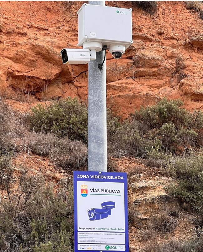 Cámara instalada en Trillo /Foto Ayto. Trillo