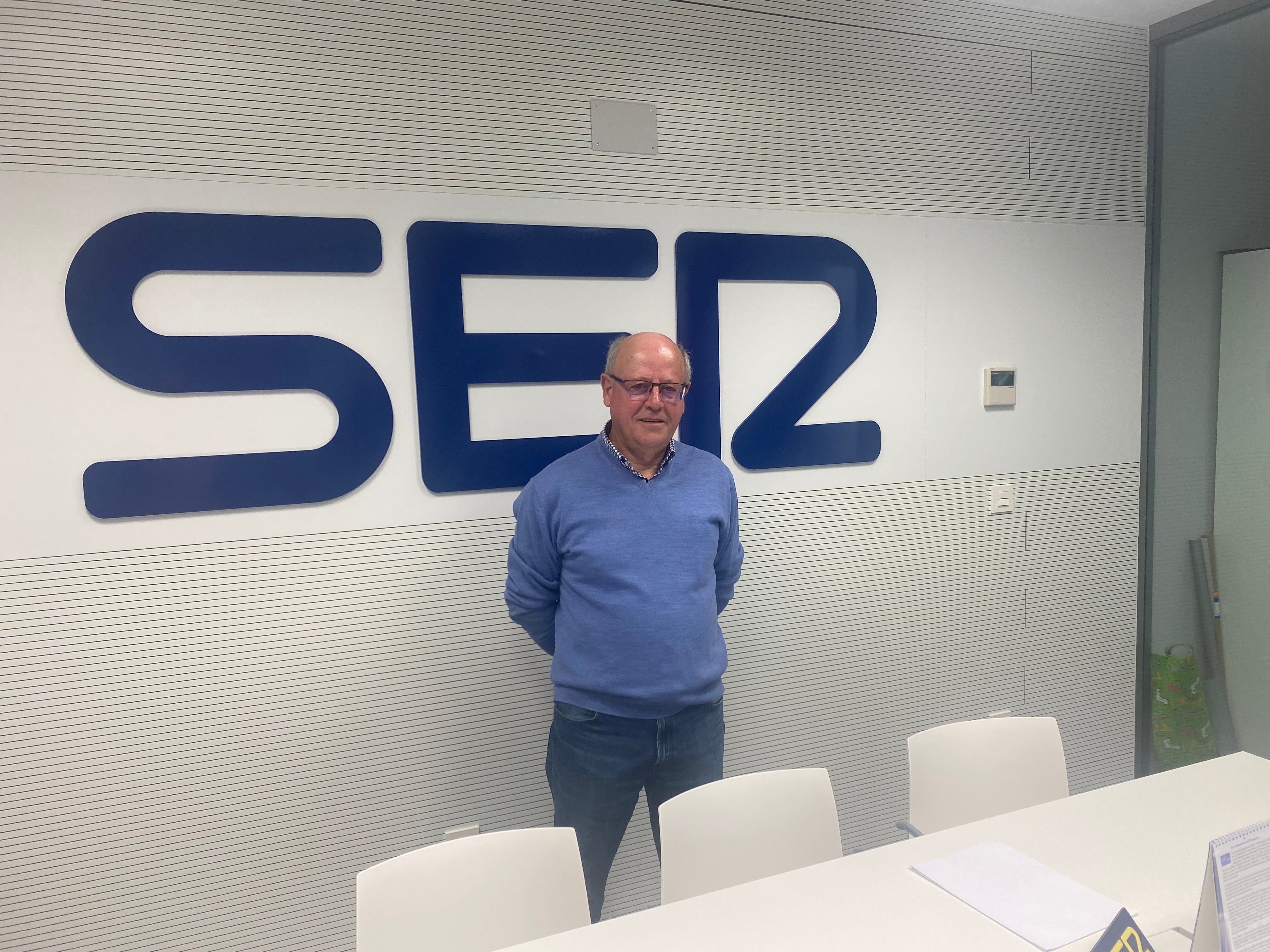 Domiciano Pastor, agricultor y miembros del Consejo Económico y Social (CES)