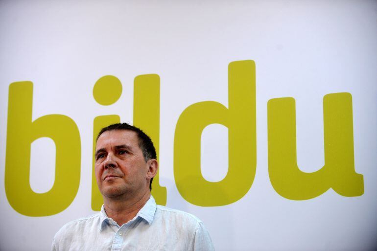 Arnaldo Otegi, candidato de EH Bildu en la provincia de Guipúzcoa