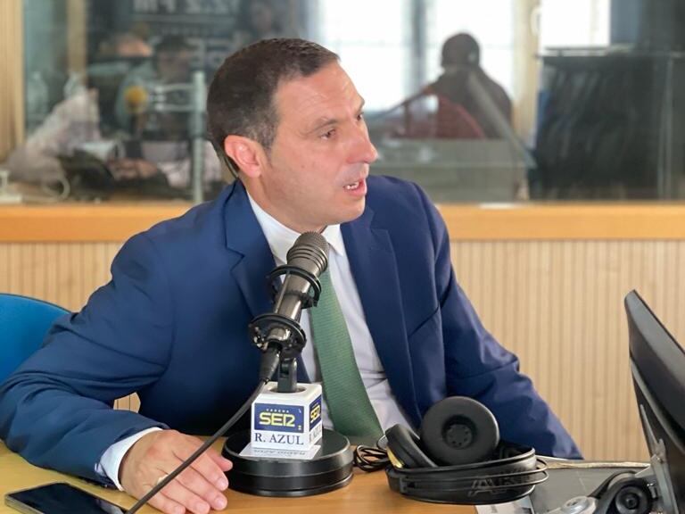 Álvaro Martínez Chana en una de las entrevistas que ha concedido a Radio Azul-Cadena Ser