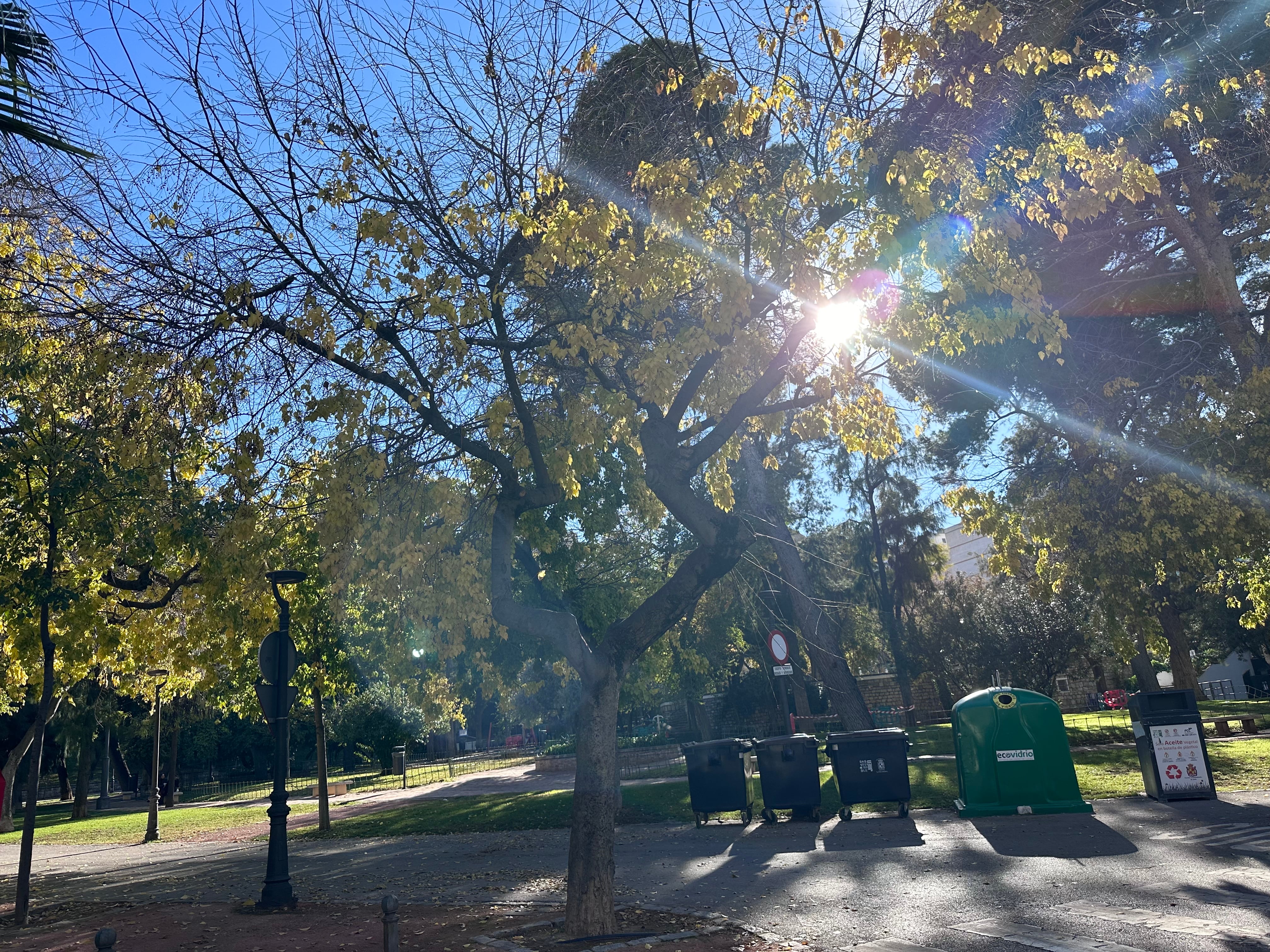 Parque de La Concordia, donde fueron hallados los cadáveres de dos menores sin signos de violencia externa.