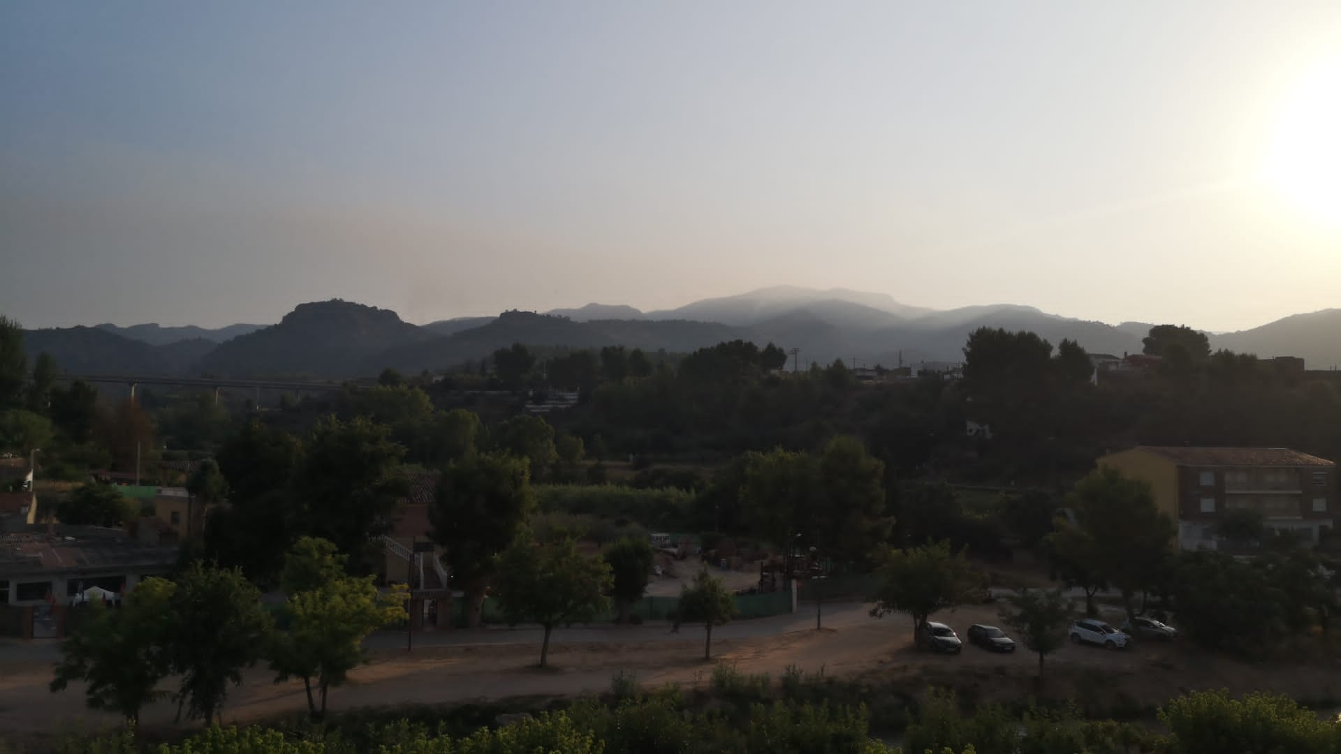 El incendio forestal de Calles evoluciona favorablemente. Fuente: alcaldesa de Calles