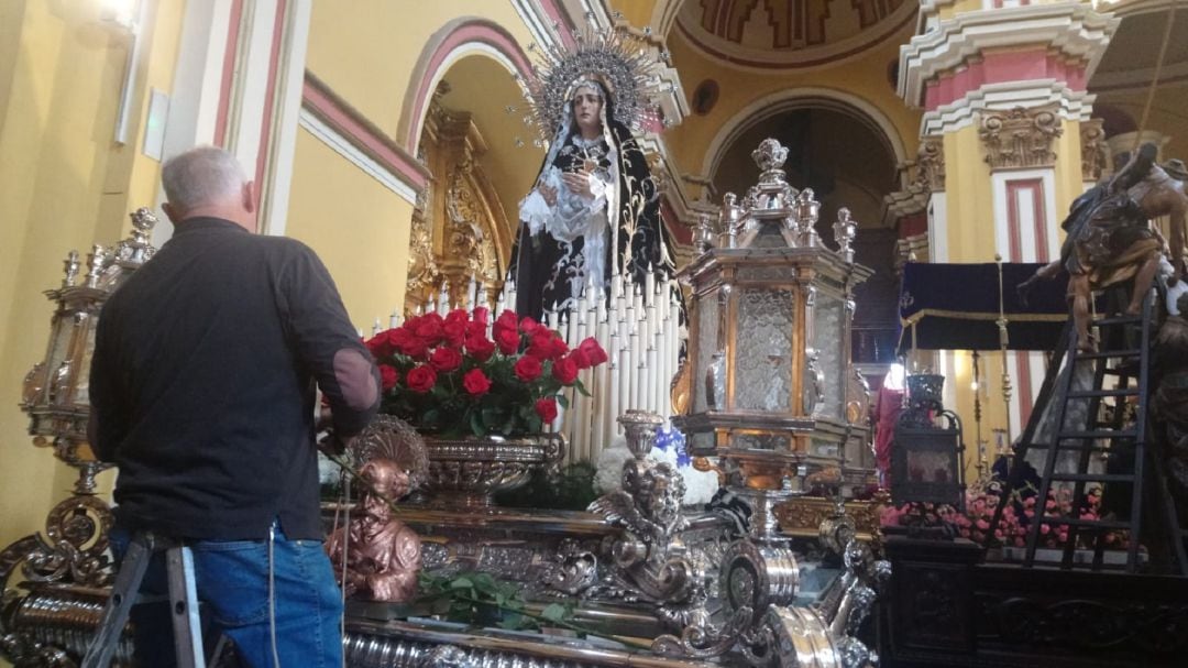 Paso de La Dolorosa en San Cayetano 