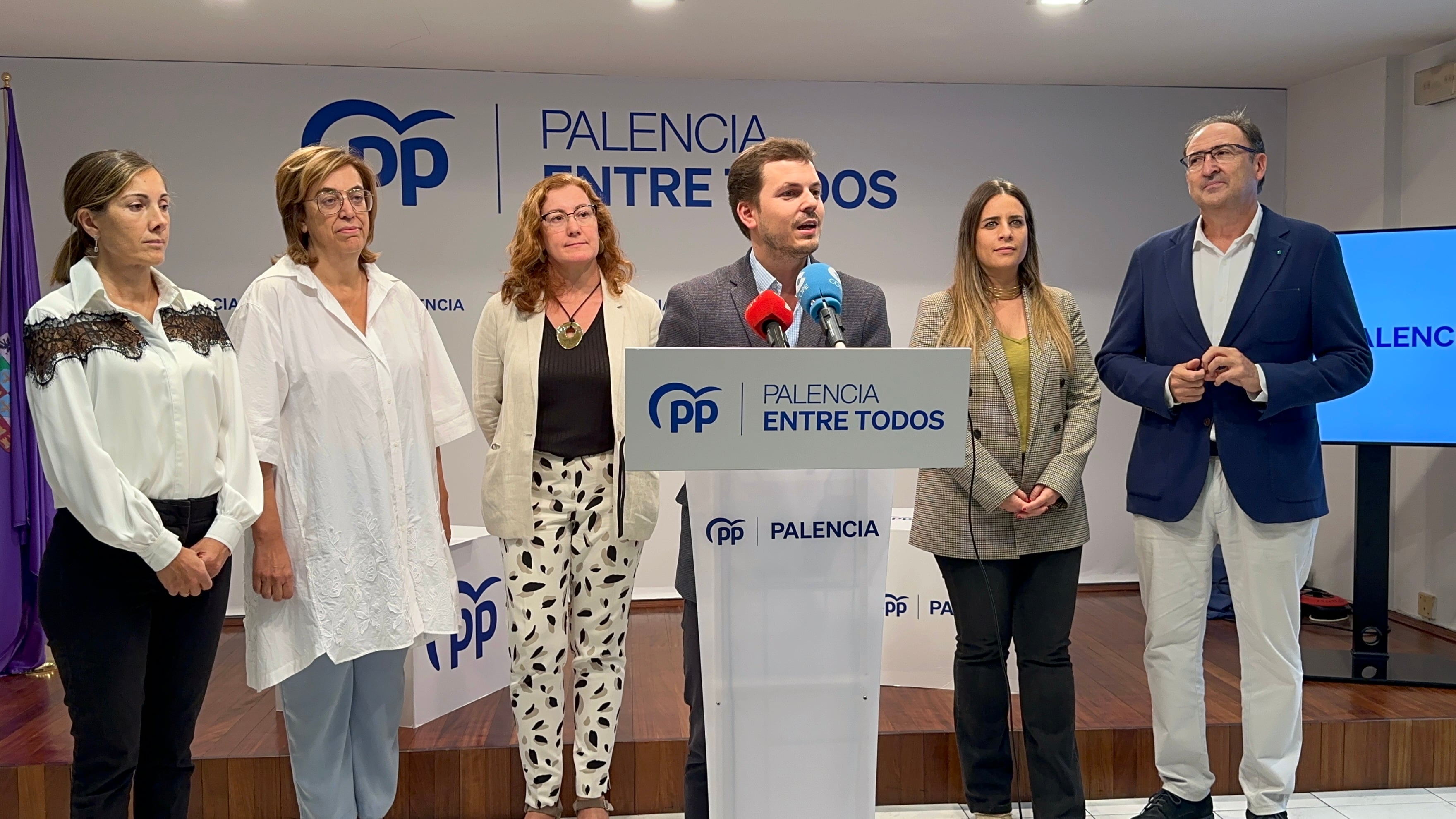 Comparecencia del Grupo Popular en el Ayuntamiento de Palencia