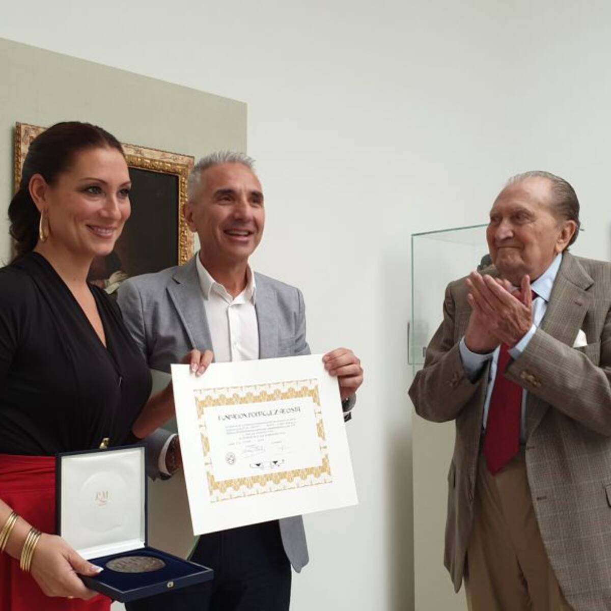Miguel Rodríguez-Acosta, emocionado al garantizarse la pervivencia del legado de la fundación