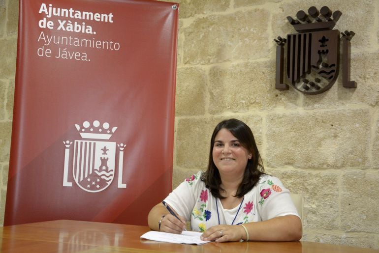 Marta Bañuls, concejala de Contratación del Ayuntamiento de Xàbia.