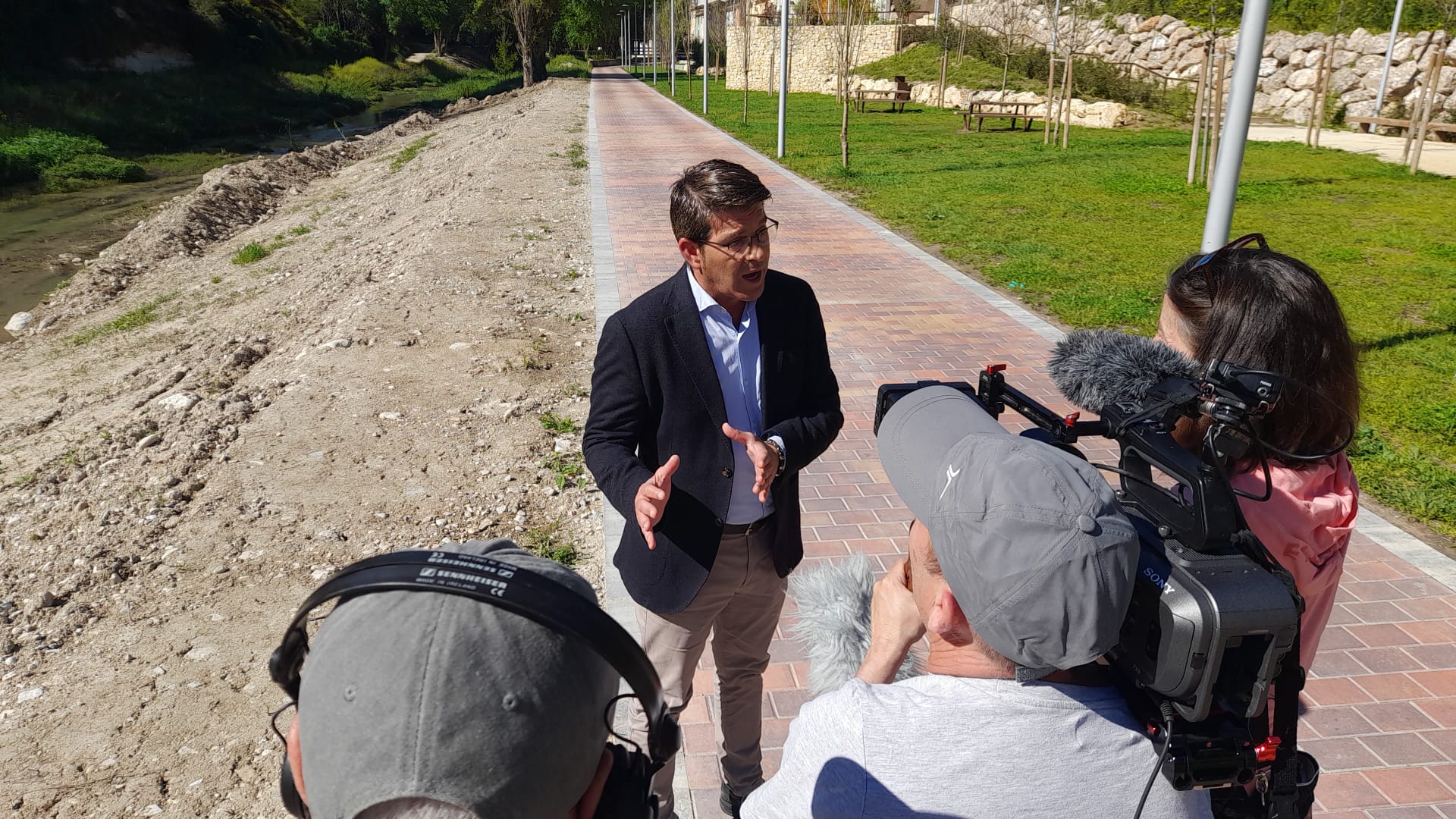 Un instante de la entrevista a Jorge Rodríguez