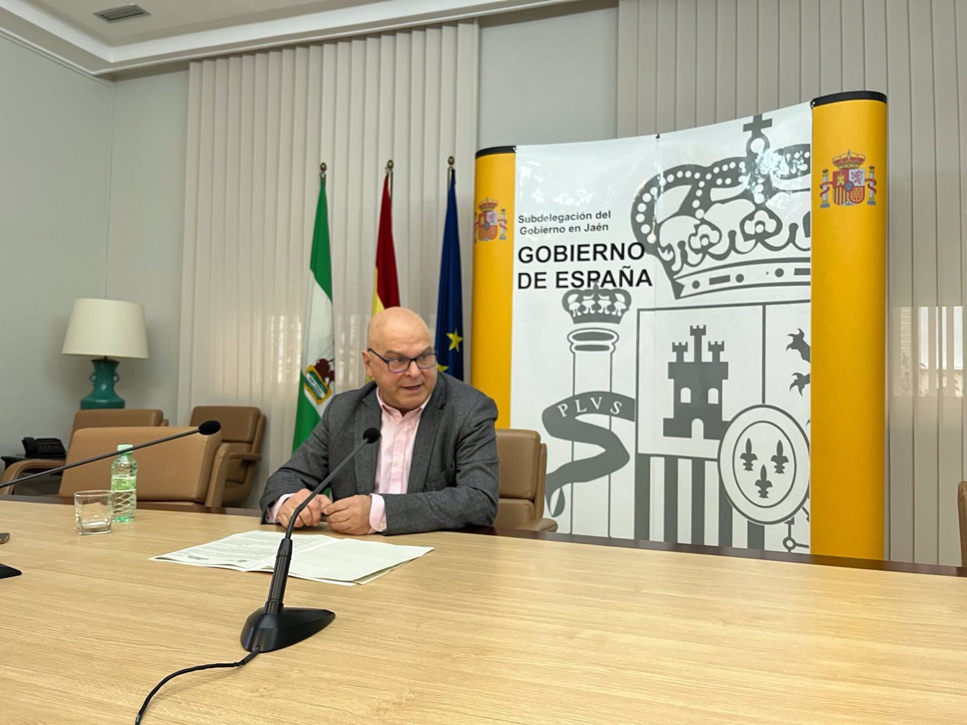 El subdelegado del Gobierno en Jaén, Manuel Fernández.