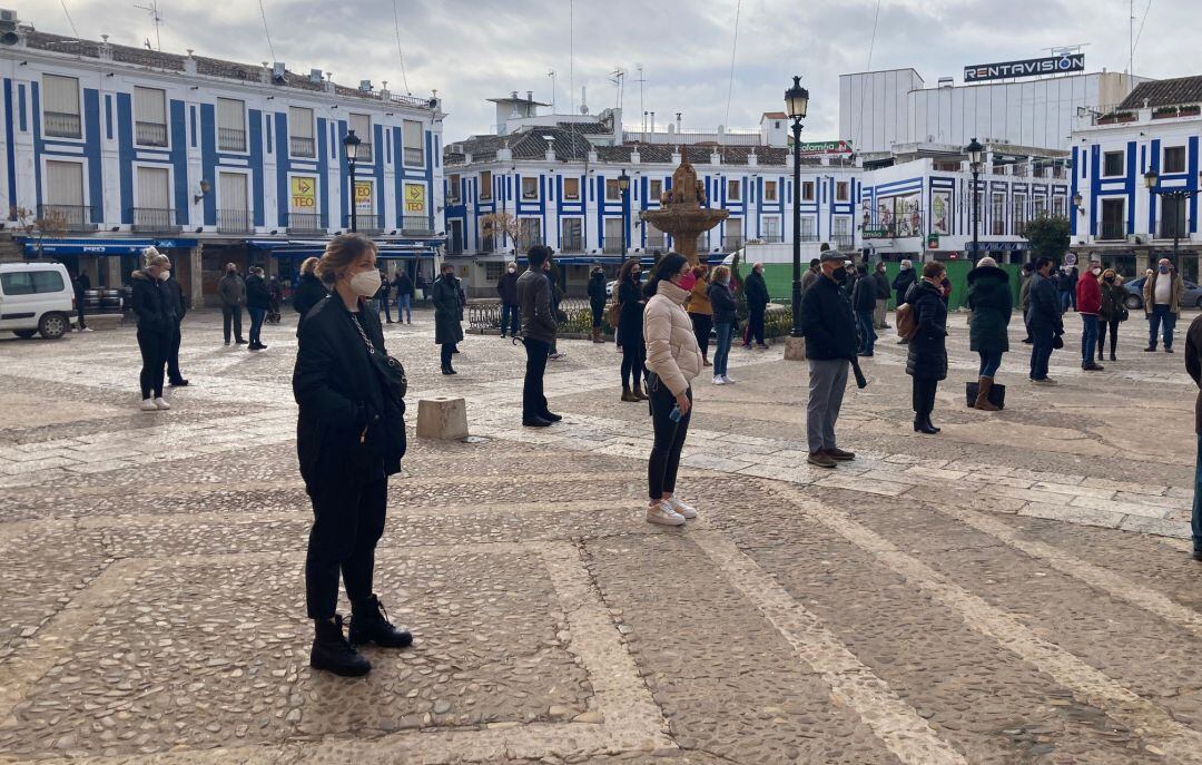 Imagen de archivo de una de las concentraciones de hosteleros en Valdepeñas 
