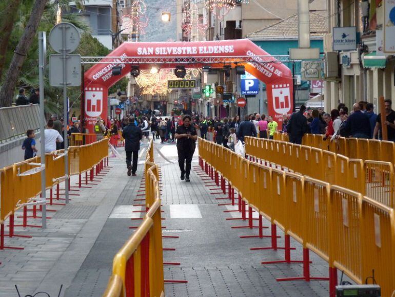 Preparativos en la zona de llegada