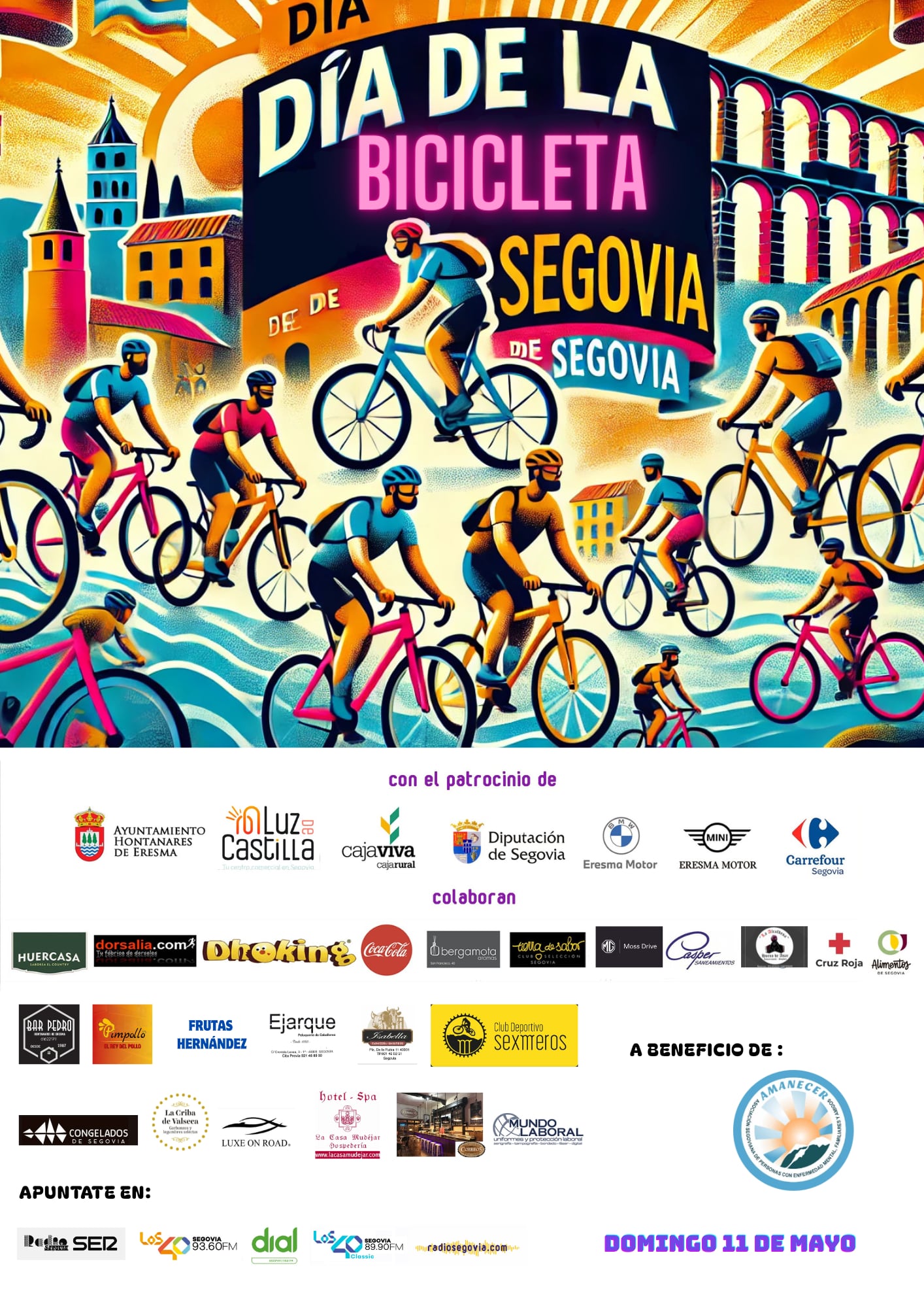 Cartel del Día de la Bicicleta