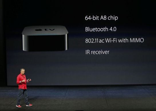 Eddie Cue, vicepresidente de Apple, presenta el nuevo Apple TV