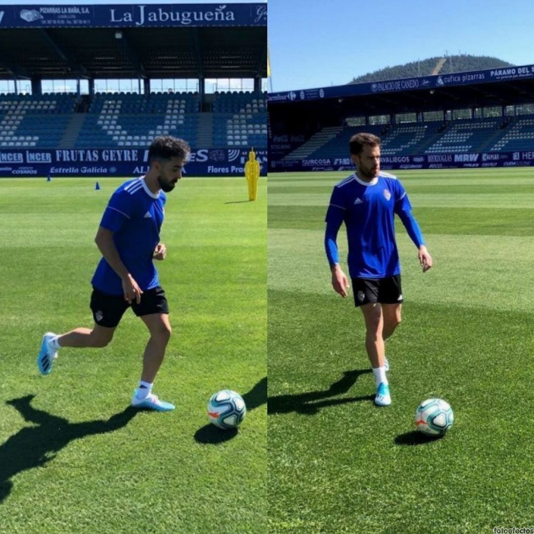 Carlos Bravo y Jon Garcia vuelven a los entrenamientos