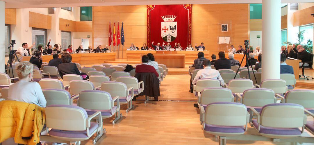 Sesión de enero del pleno de Alcobendas