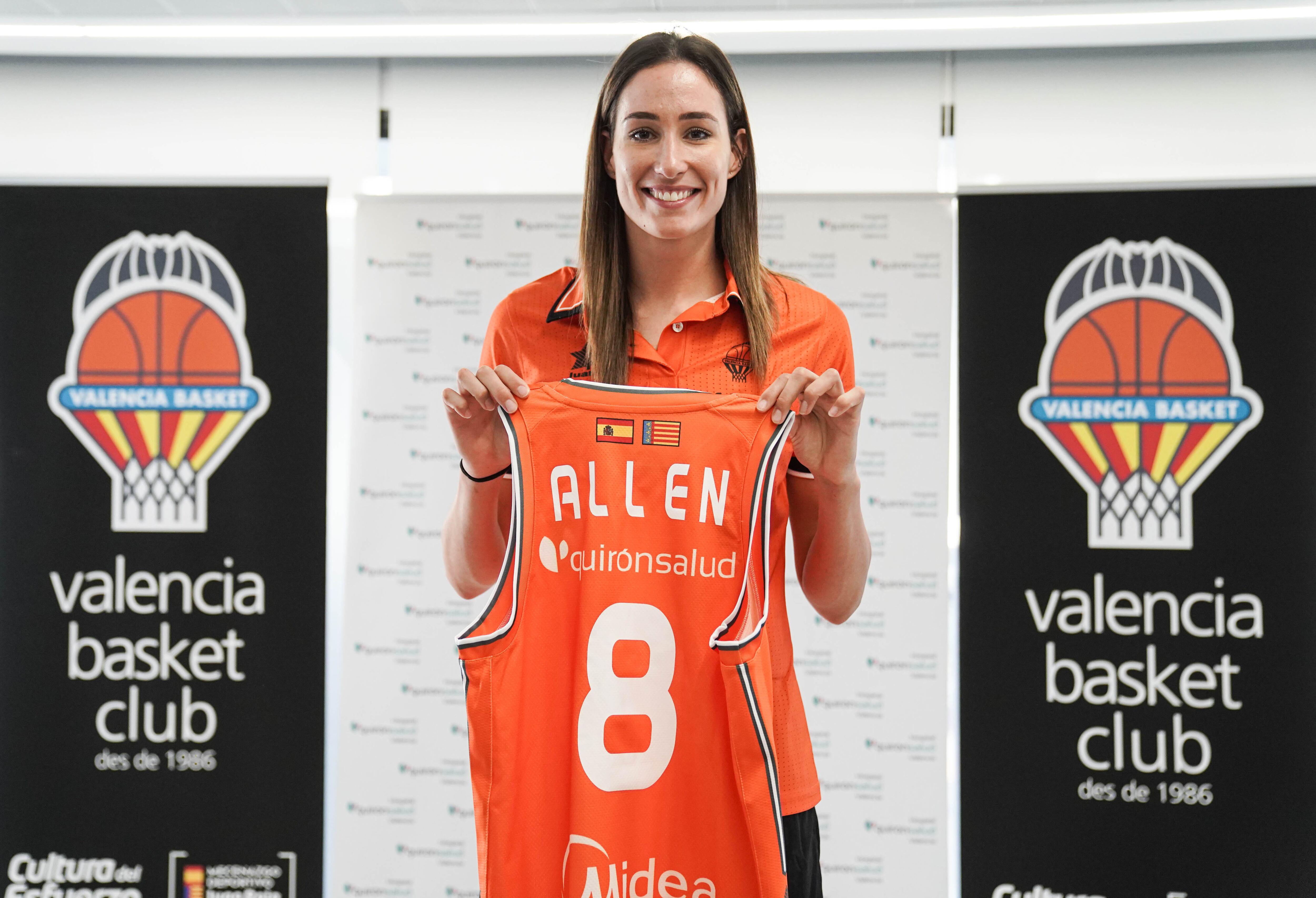 Bec Allen, nueva jugadora del Valencia Basket