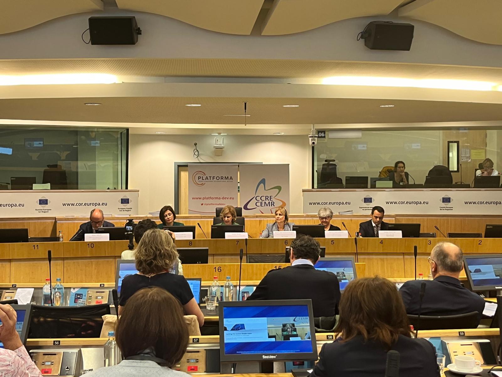 María José García Pelayo en Bruselas