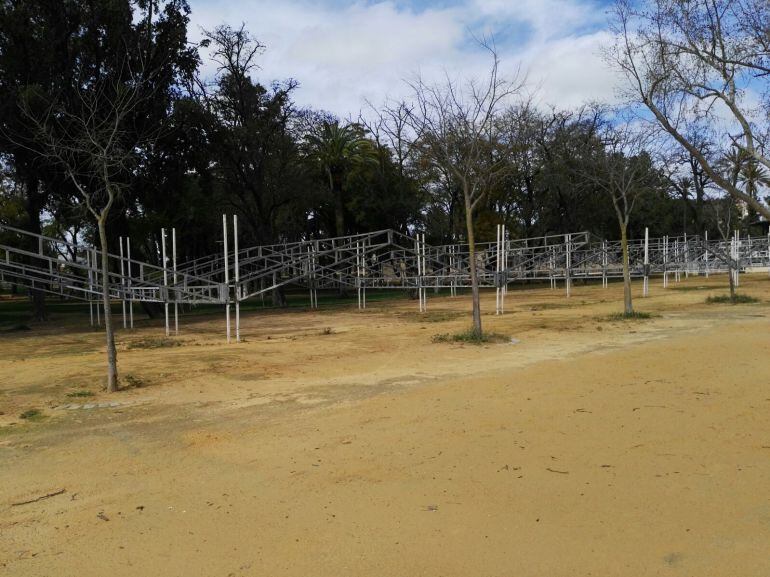 La renovación del albero será antes de la próxima Feria del Caballo que comienza el 5 de mayo