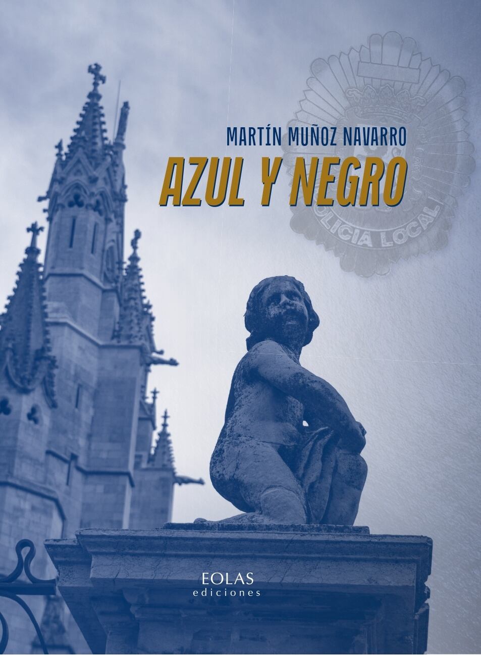 Azul y negro