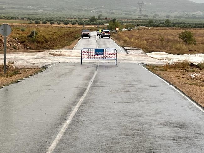 La carretera Campo de Mirra a Biar, cortada de nuevo