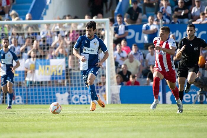 Un momento del partido