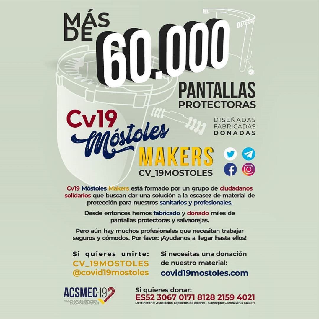 Ya han repartido más de 64.000 pantallas protectoras 