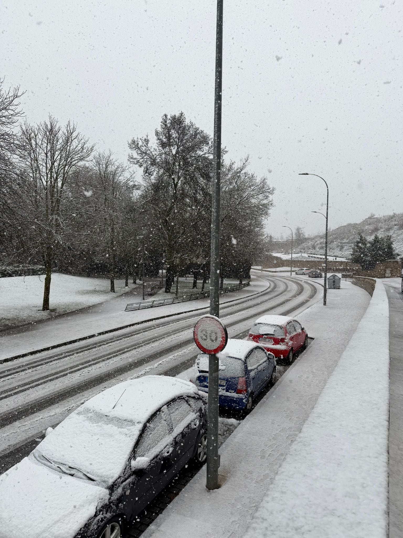En torno a las 10 de la mañana las carreteras del centro de Salamanca/Cadena SER