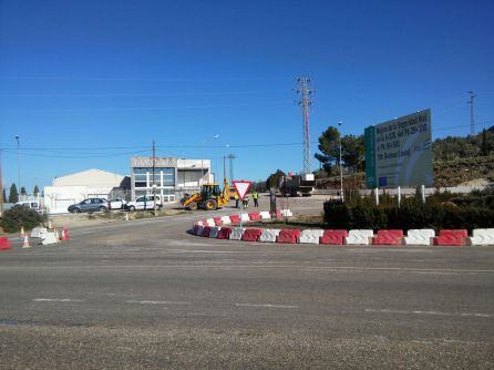 Espacio donde se va a ubicar la rotonda en Bedmar