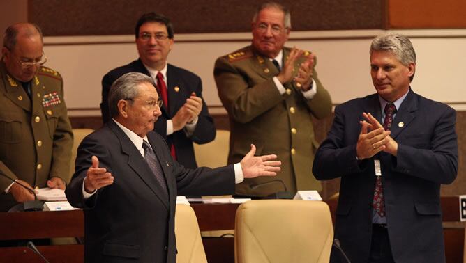 El presidente de Cuba, Raúl Castro, participa en la Asamblea Nacional en La Habana (Cuba)