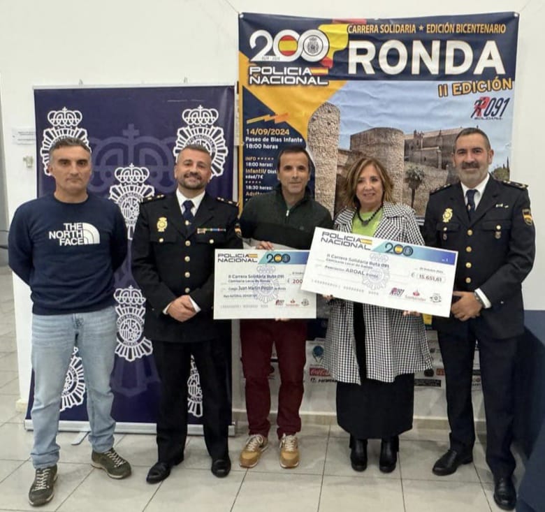 Entrega de la recaudación II Ruta 091 de Ronda este martes