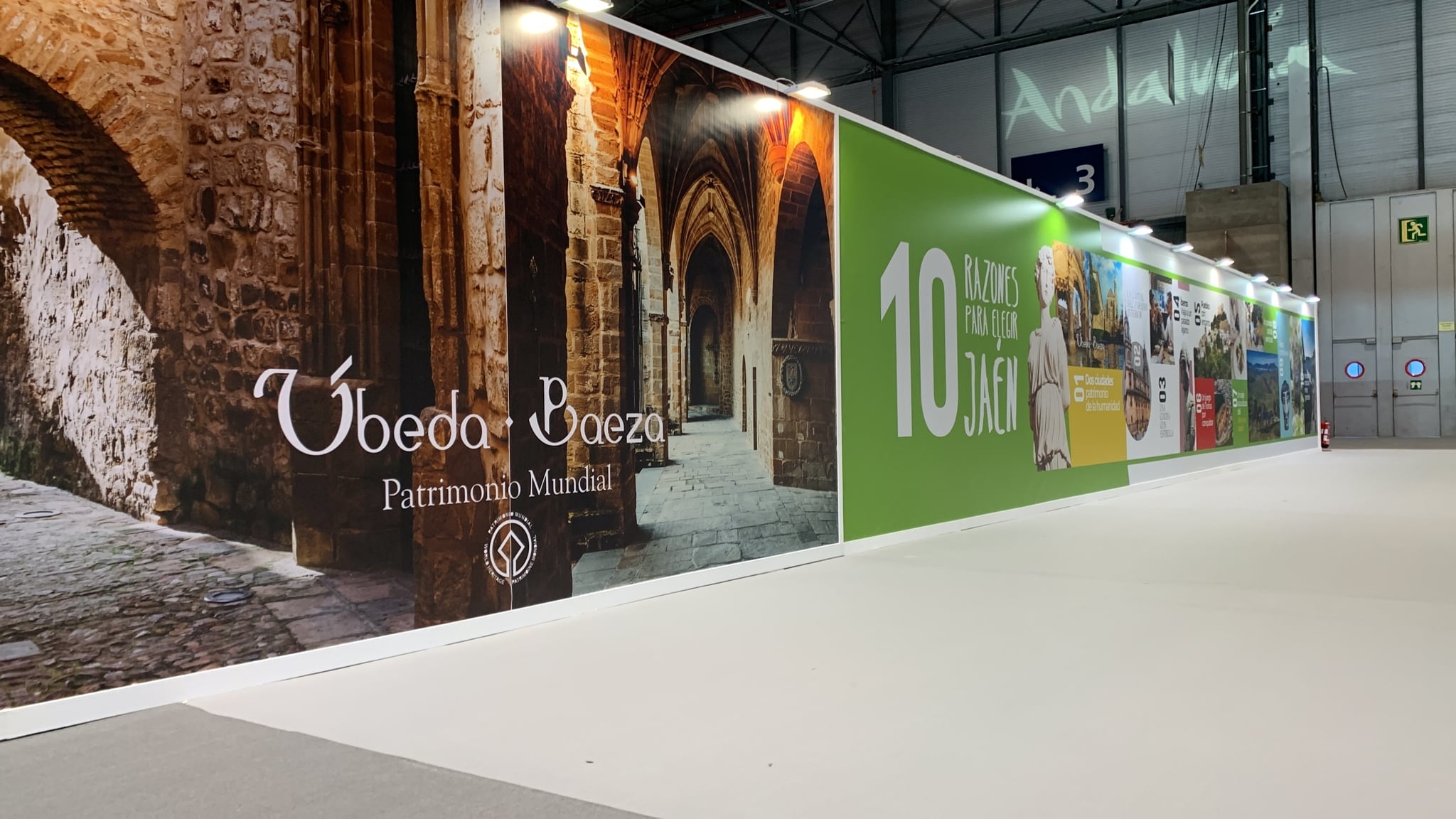 Úbeda y Baeza en el stand de Jaén en Fitur