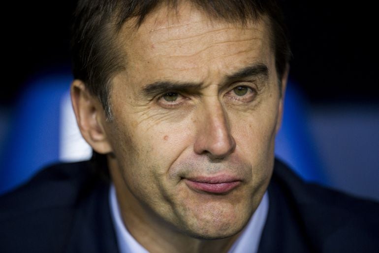 Primer plano de Lopetegui