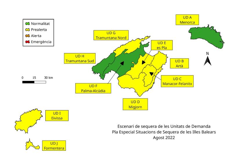 Menorca té els aqüífers al 43%.