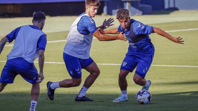 Haitam en un partido ante el filial del Málaga