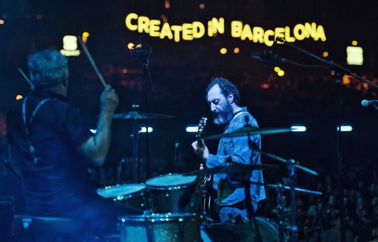 Los Planetas, durante su concierto en el Primavera Sound.