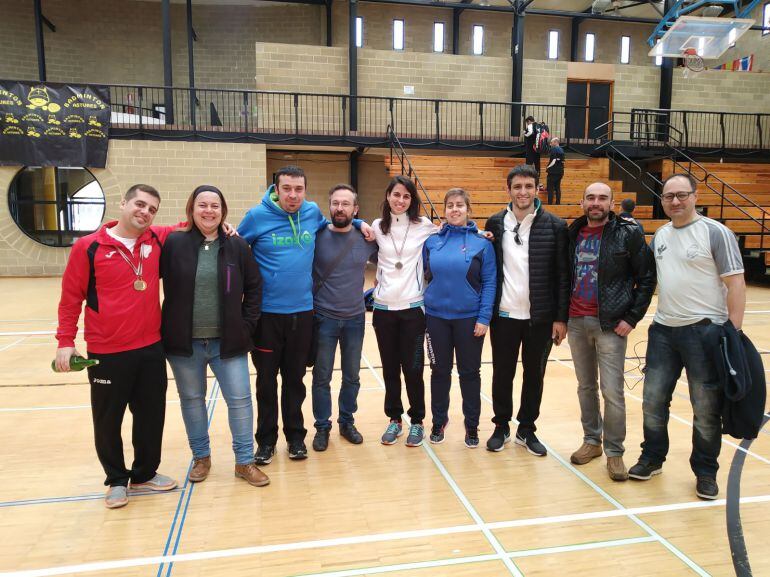 Los representantes sorianos en el Master Nacional Senior de Llanes (Asturias).