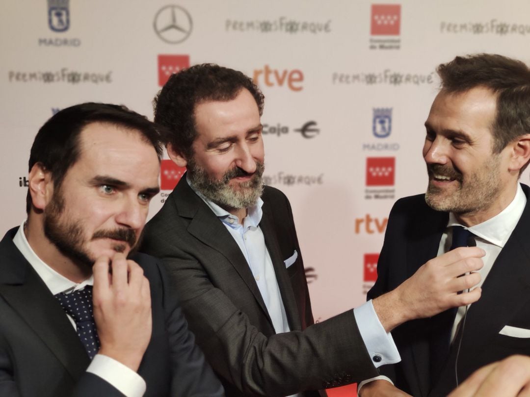 Aitor Arregi, Jon Garaño y José Mari Goenaga, los directores de &#039;La trinchera infinita&#039;