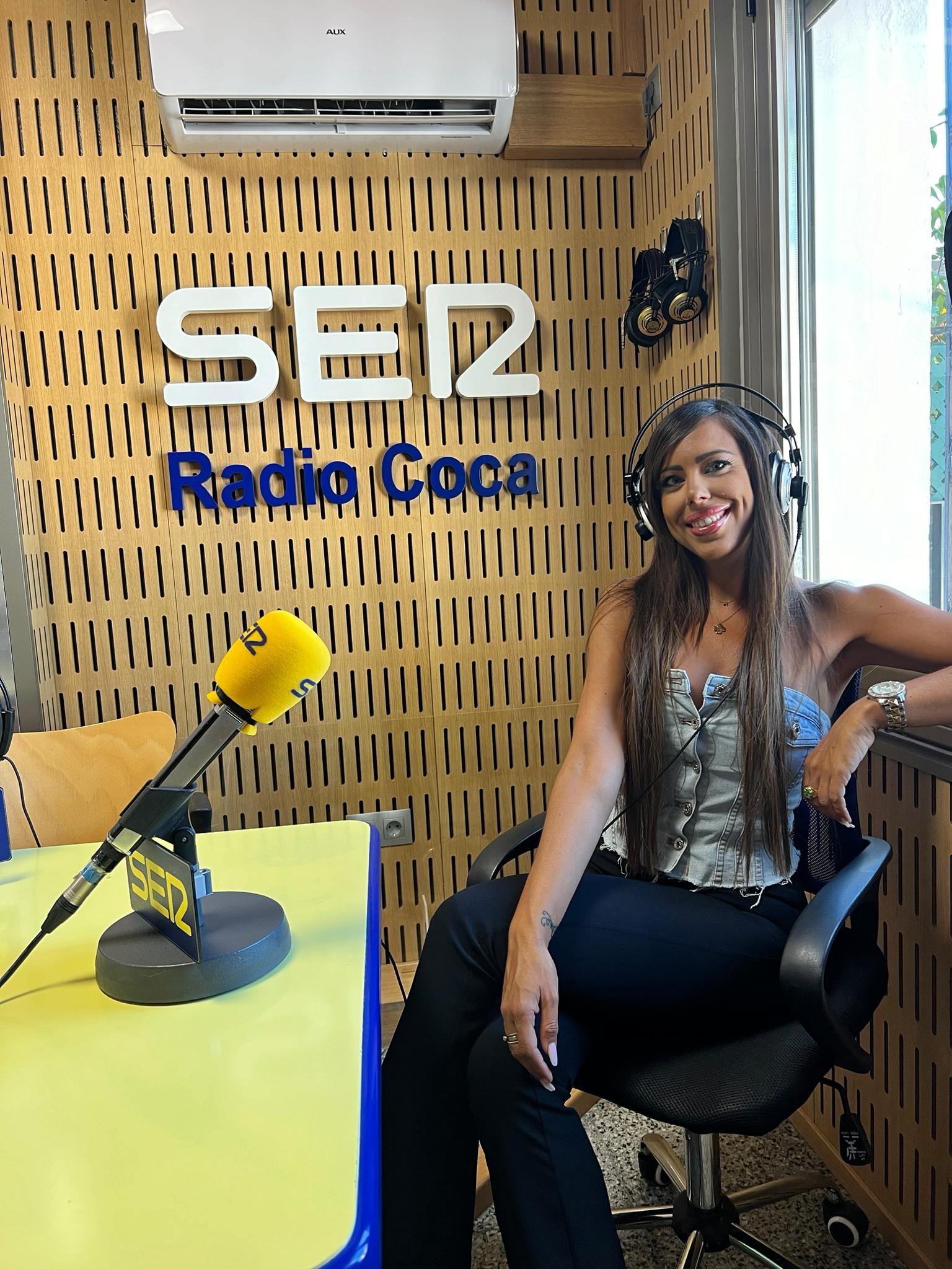 Ángeles Vela este lunes en Radio Coca SER Ronda