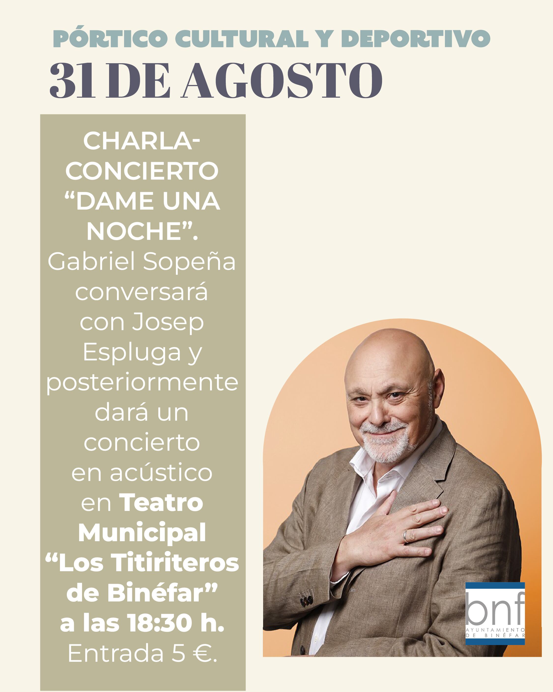 Cartel Pórtico Cultural Binéfar 2025.