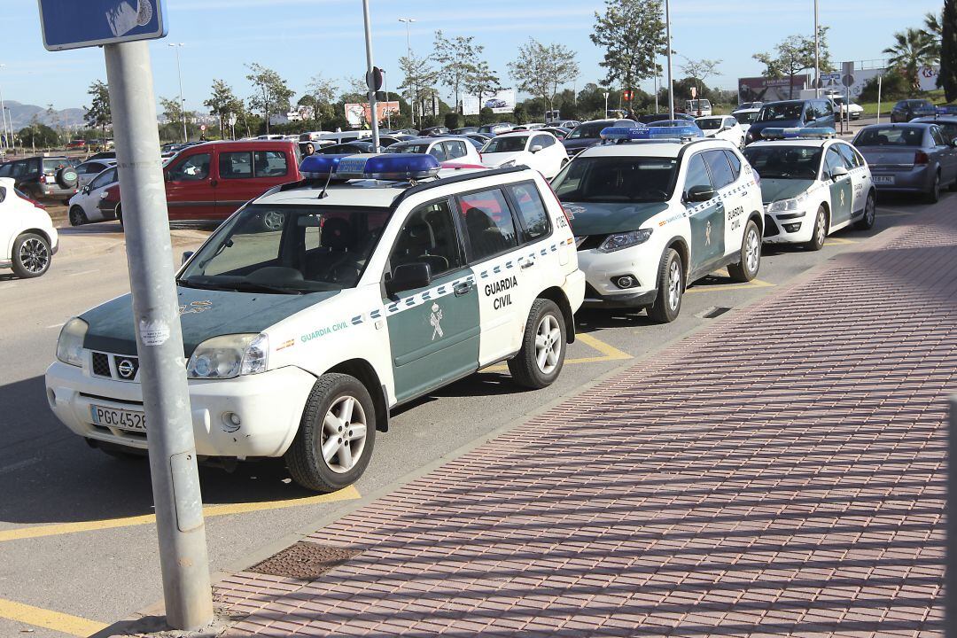 Vehículos de la Guardia Civil
