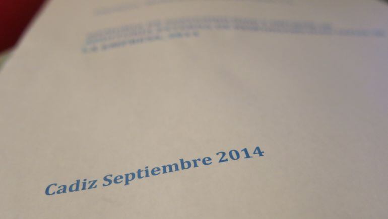 La memoria y auditoría entregada por Guillén tenía una fecha que después fue cambiada en el documento entregado a la prensa por el PP