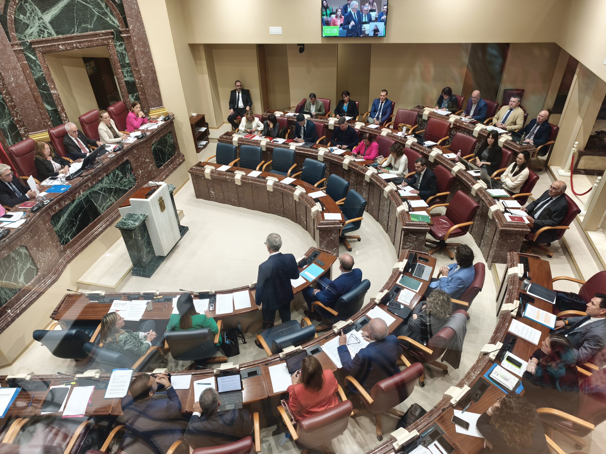 Archivo - Pleno de la Asamblea Regional