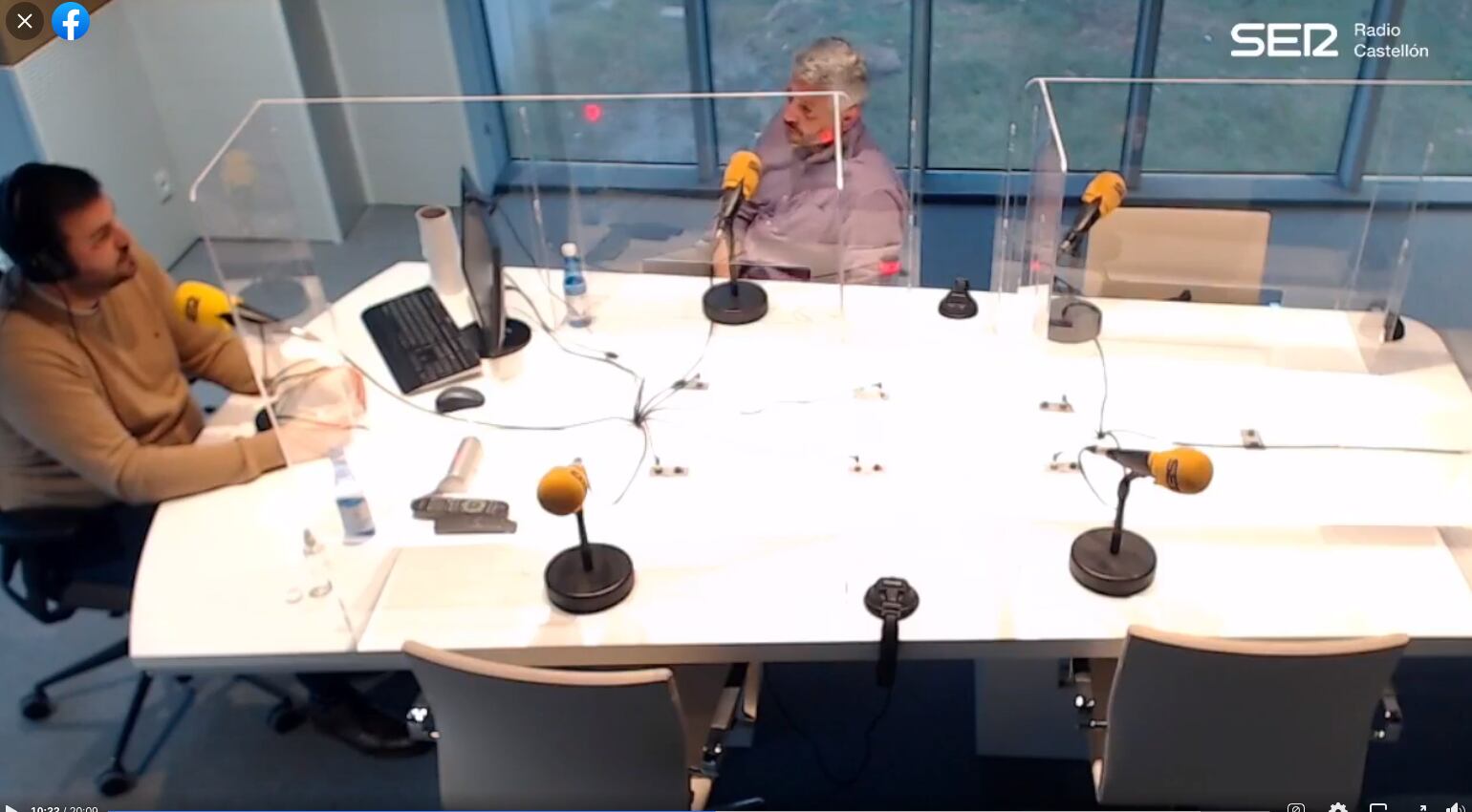 Germán Renau en la Tertulia de Radio Castellón