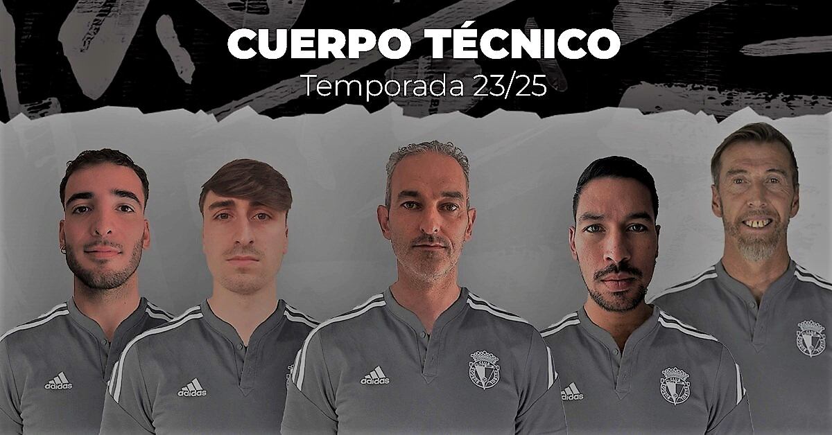 Cuerpo técnico de ayudantes de Jon Pérez Bolo en el Burgos CF para las dos próximas temporadas.