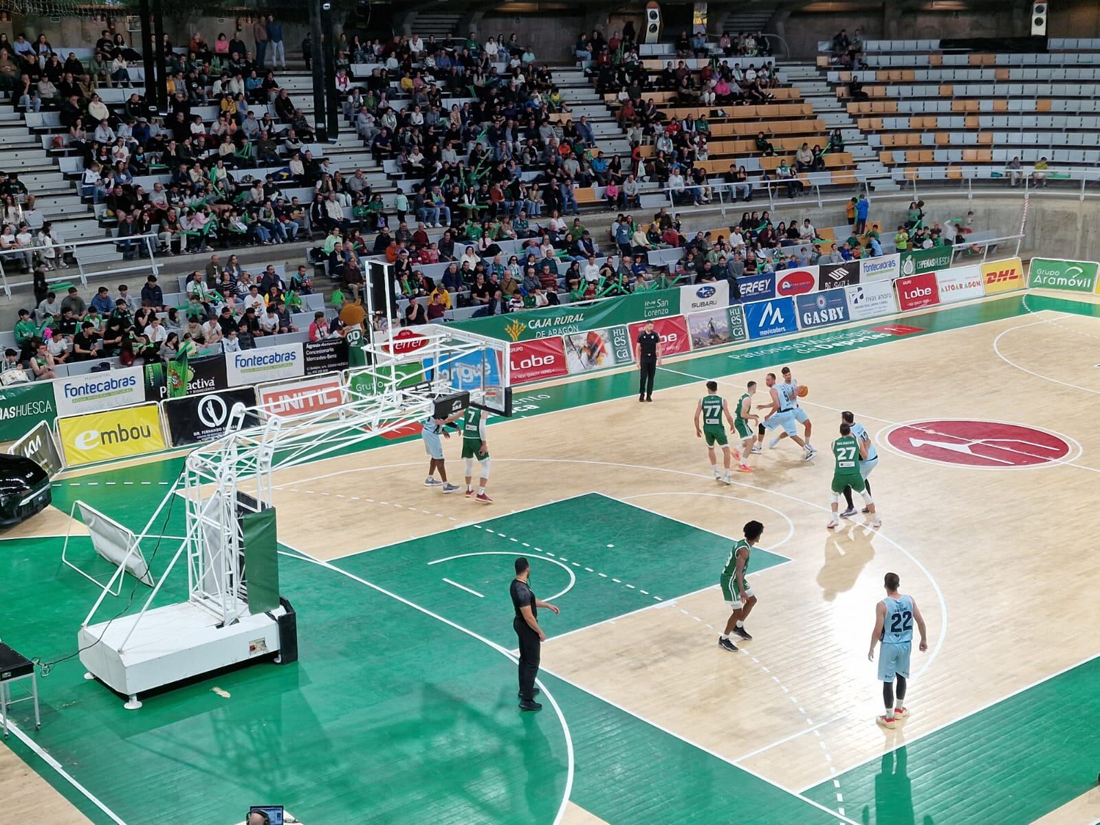 Lobe Huesca la Magia vencía por 77-70 a Cáceres en la ida del playoff de ascenso