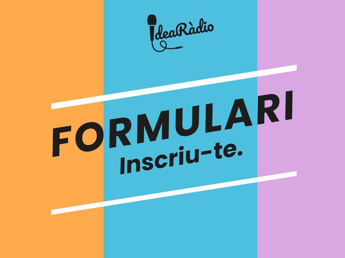 Participa als Premis IdeaRàdio 2026