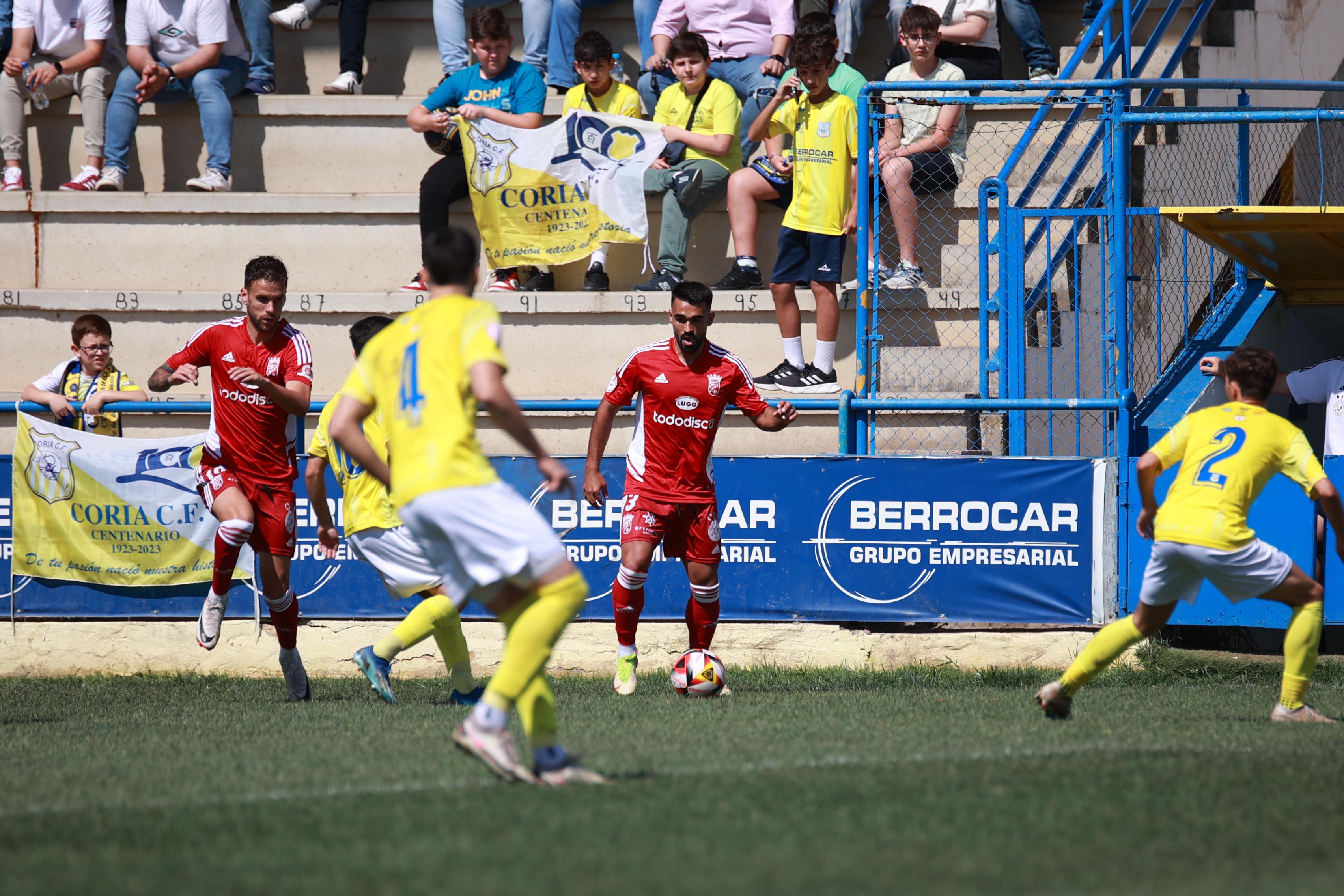 Imagen partido disputado ante el Coria